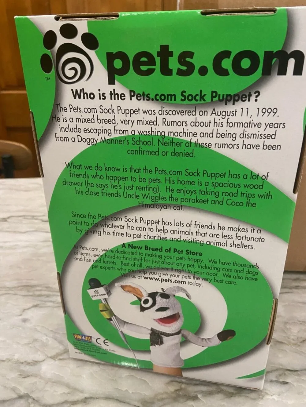Pets.com: New in Box! Vintage 